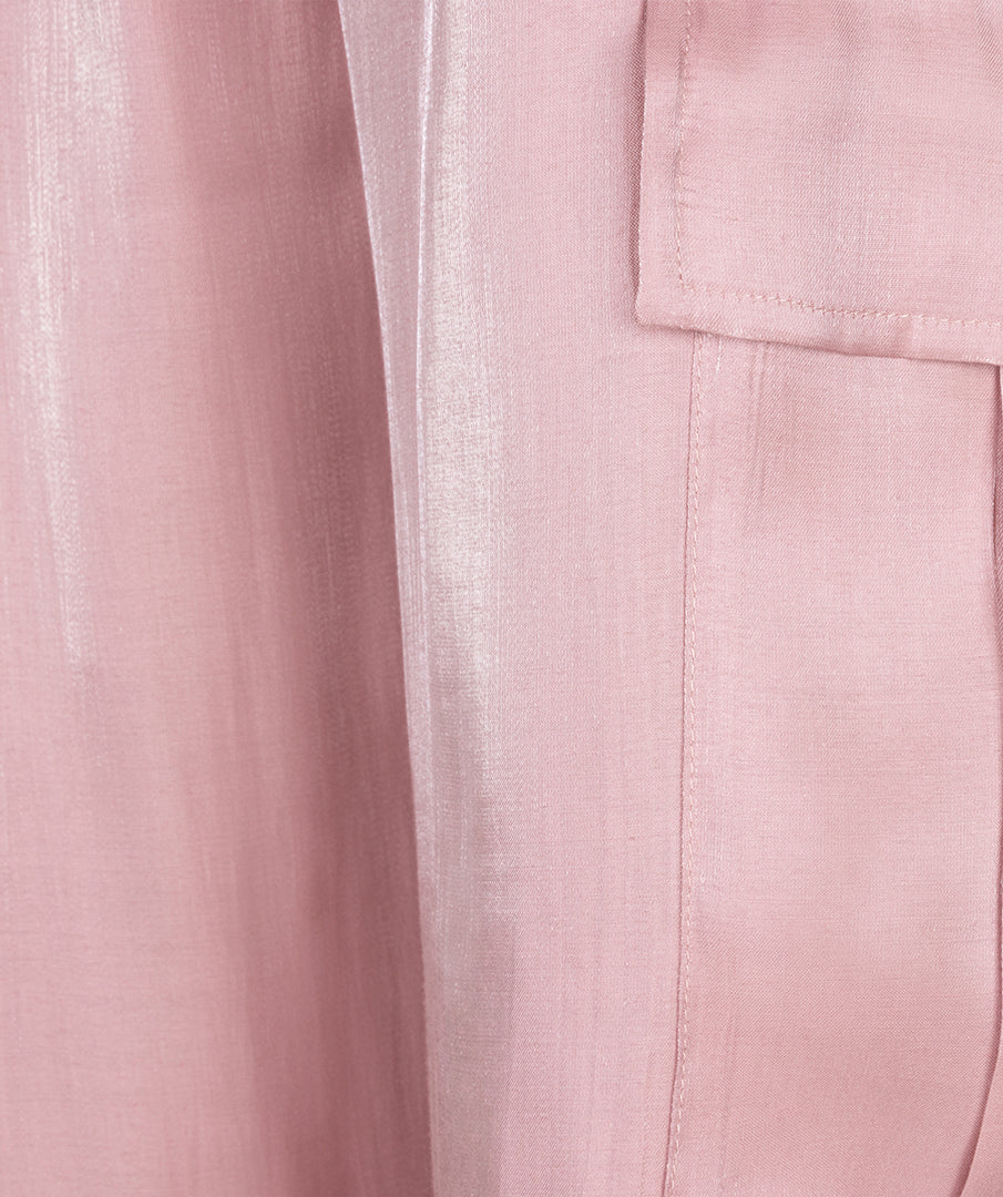Trousers cargo silky touch