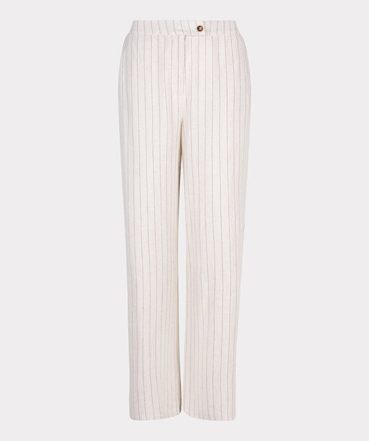 Trousers linen stripe