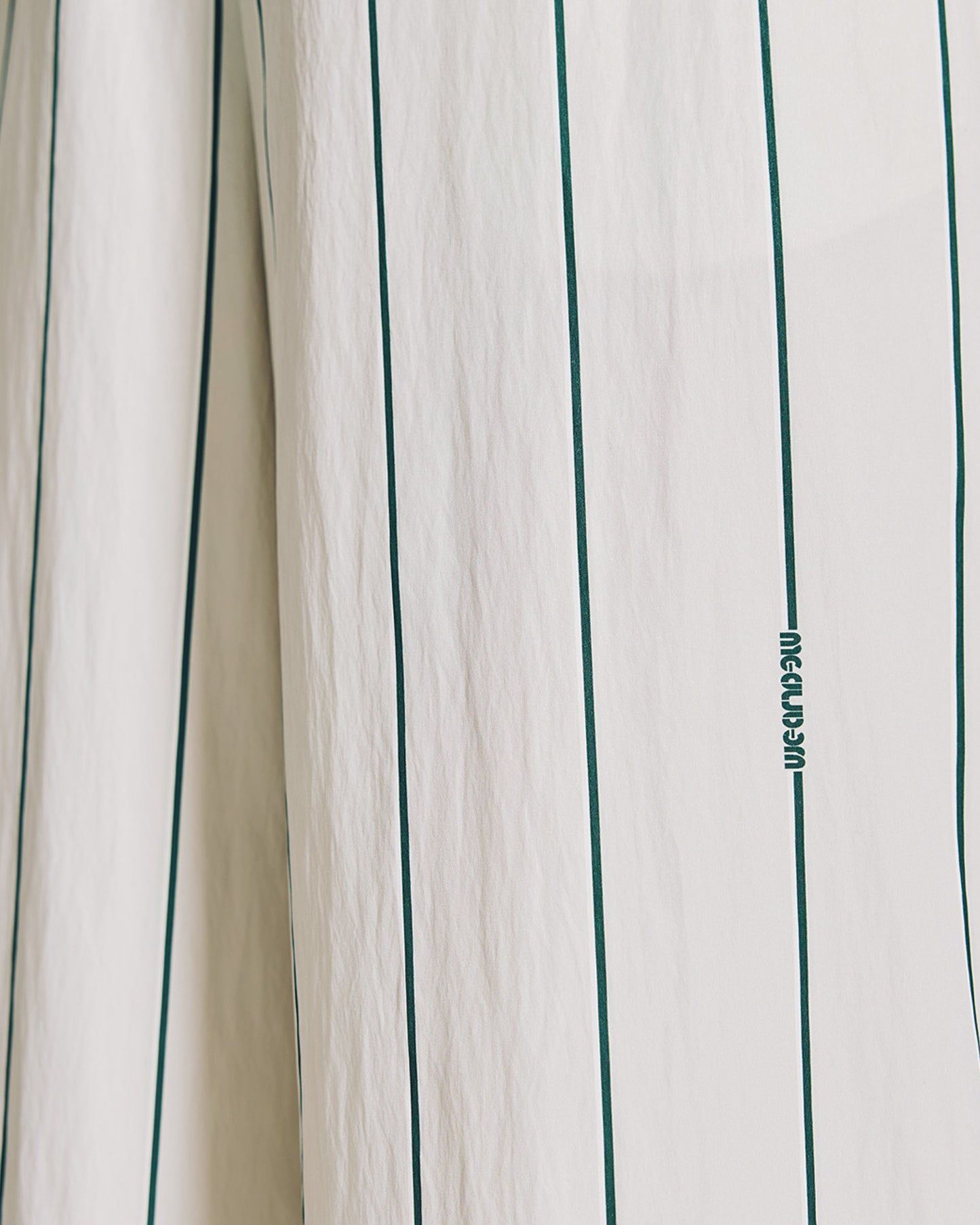 Striped pants with elastic waistban