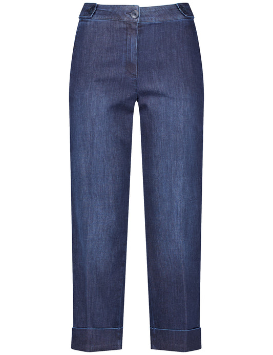 HOSE JEANS VERKUERZT
