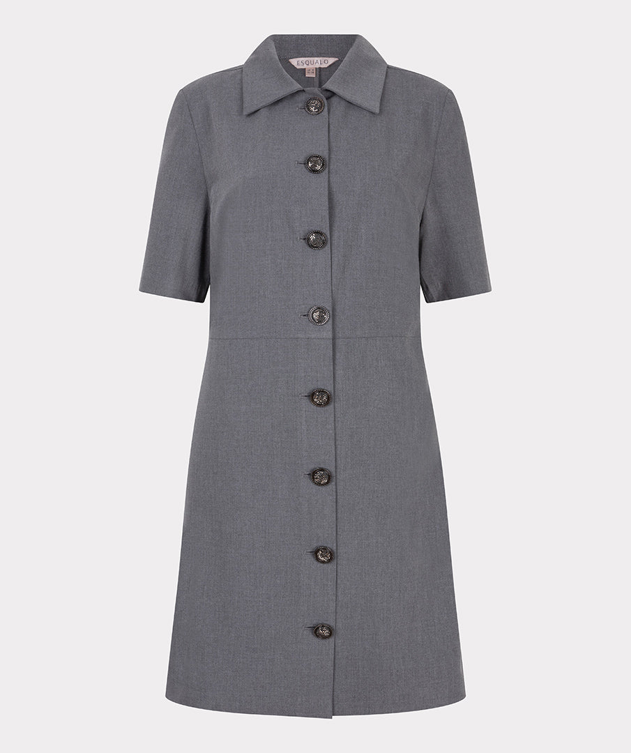 Dress s/slve buttons