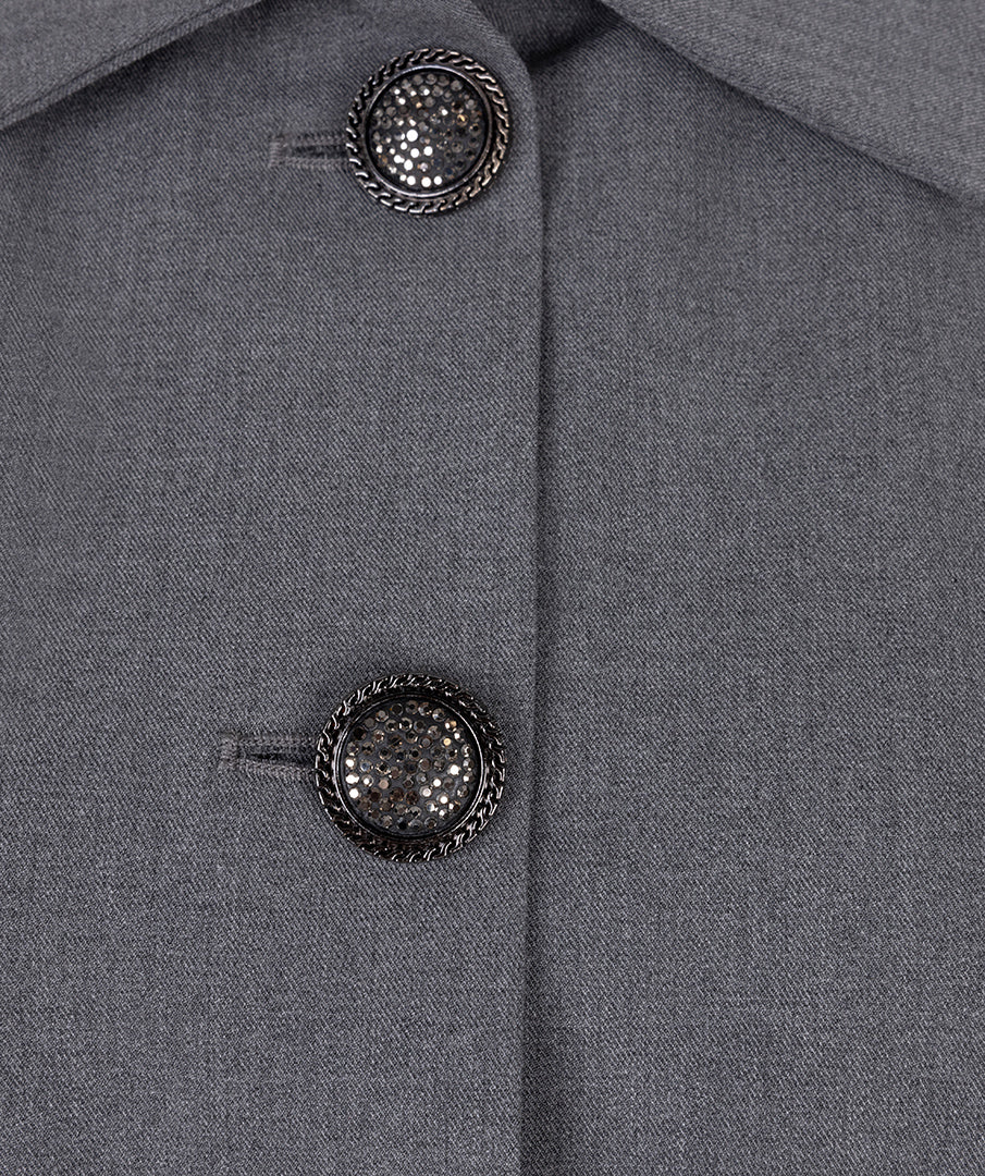 Dress s/slve buttons