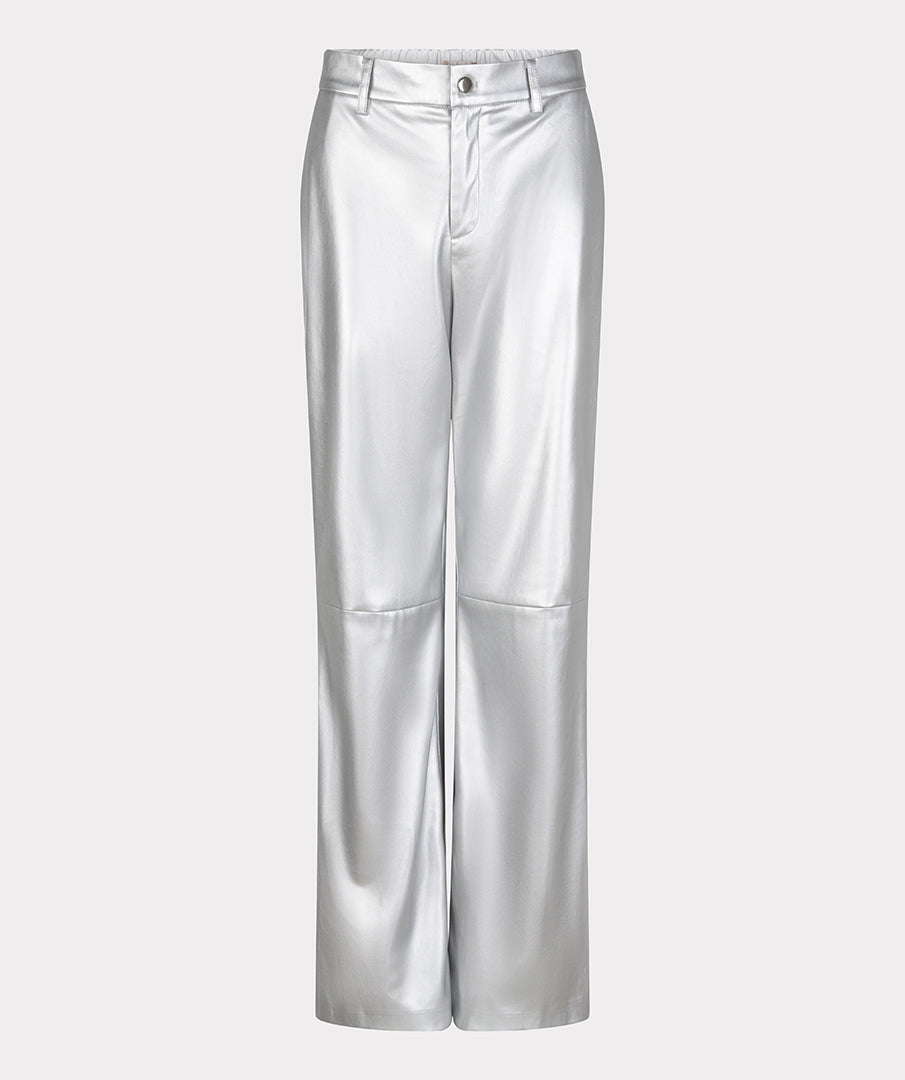 Trousers wide leg Vegan leather