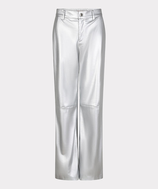 Trousers wide leg Vegan leather