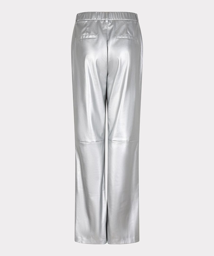 Trousers wide leg Vegan leather