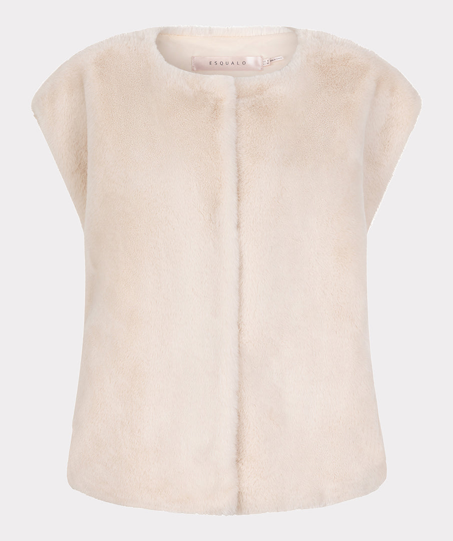Bodywarmer fake fur