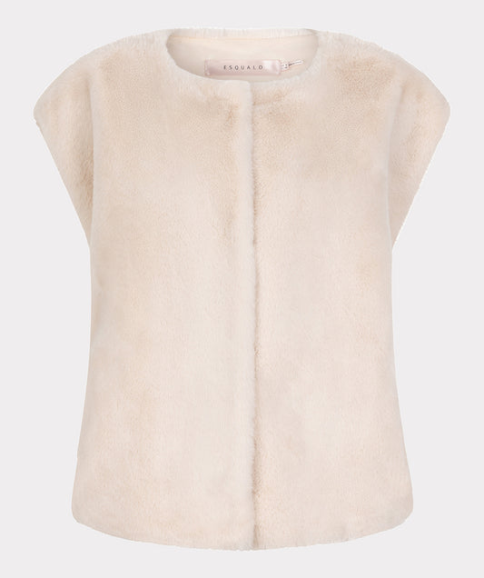 Bodywarmer fake fur