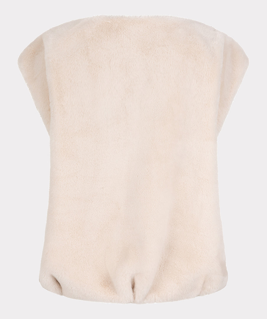Bodywarmer fake fur