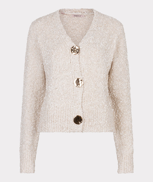 Cardigan fancy button