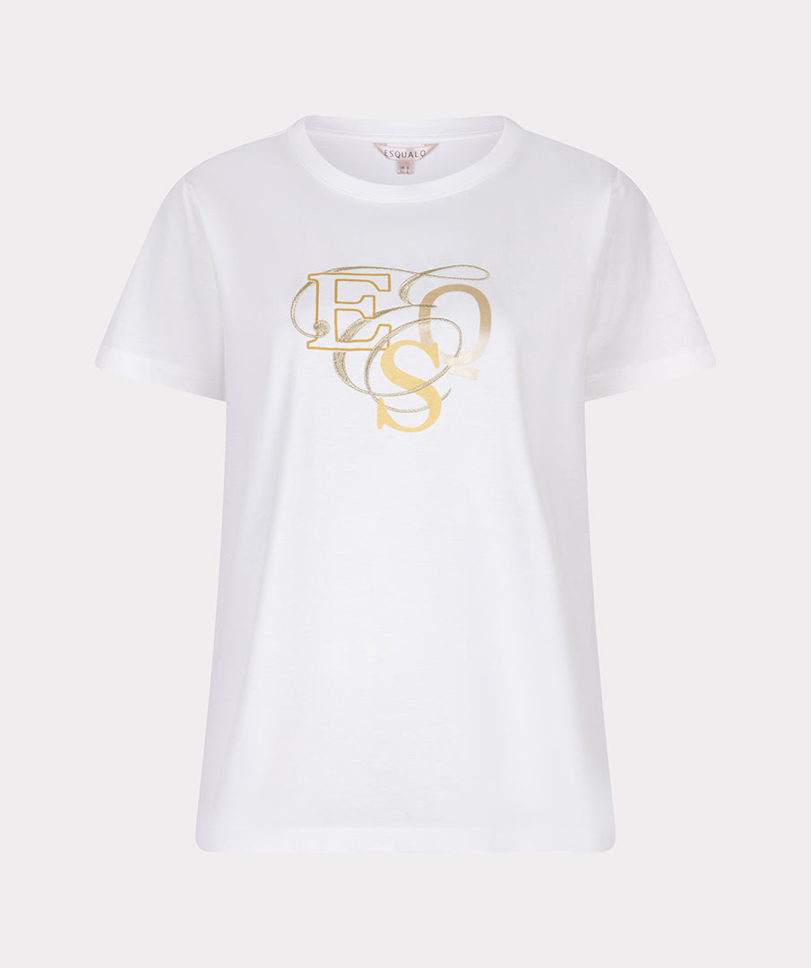 T-shirt curly lettering