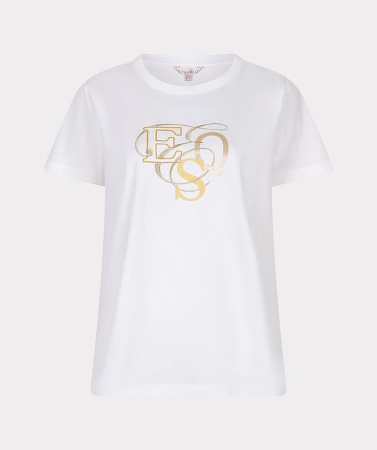 T-shirt curly lettering