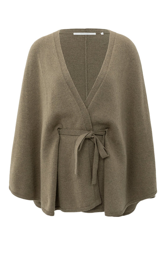 Poncho mit Bindeg?rtel