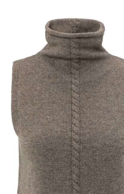 Pullover mit Zopfmusterdetail