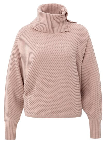 Pullover mit hohem Kragen