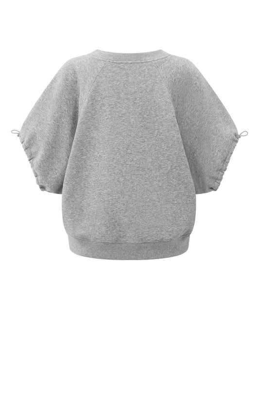 Sweatshirt mit V-Ausschnitt