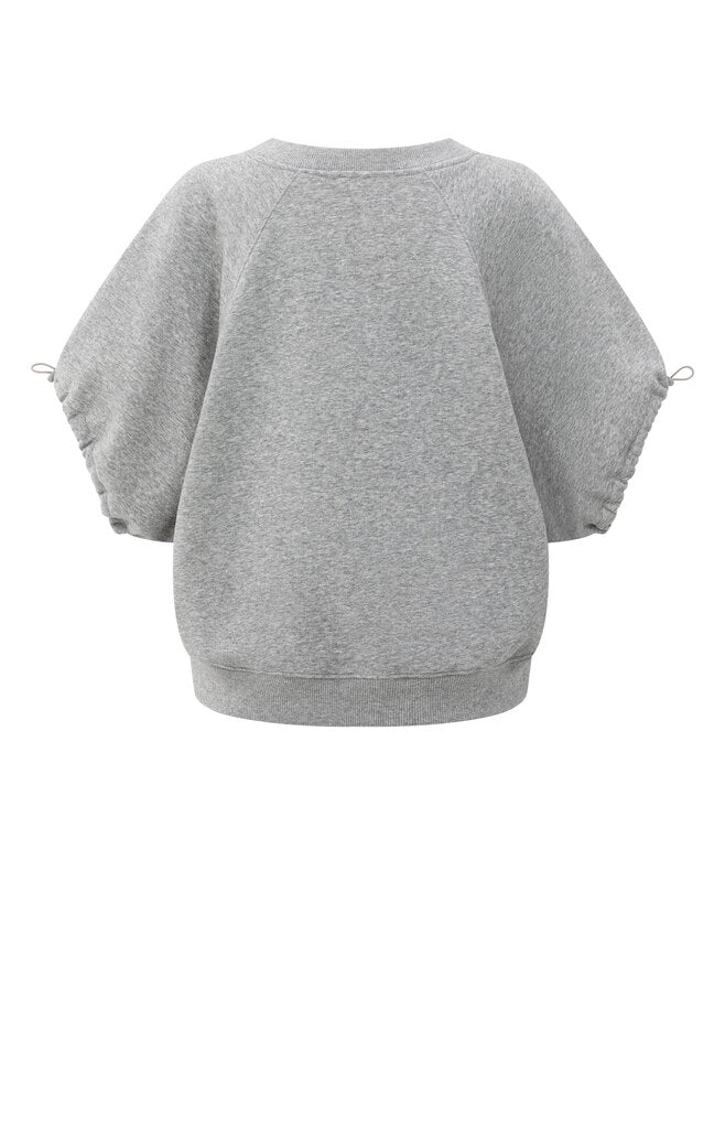 Sweatshirt mit V-Ausschnitt