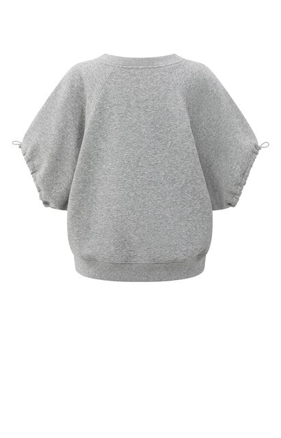 Sweatshirt mit V-Ausschnitt