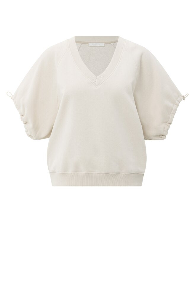 Sweatshirt mit V-Ausschnitt