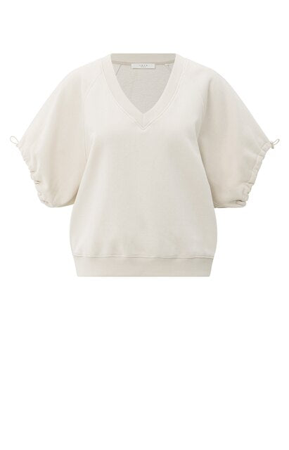 Sweatshirt mit V-Ausschnitt