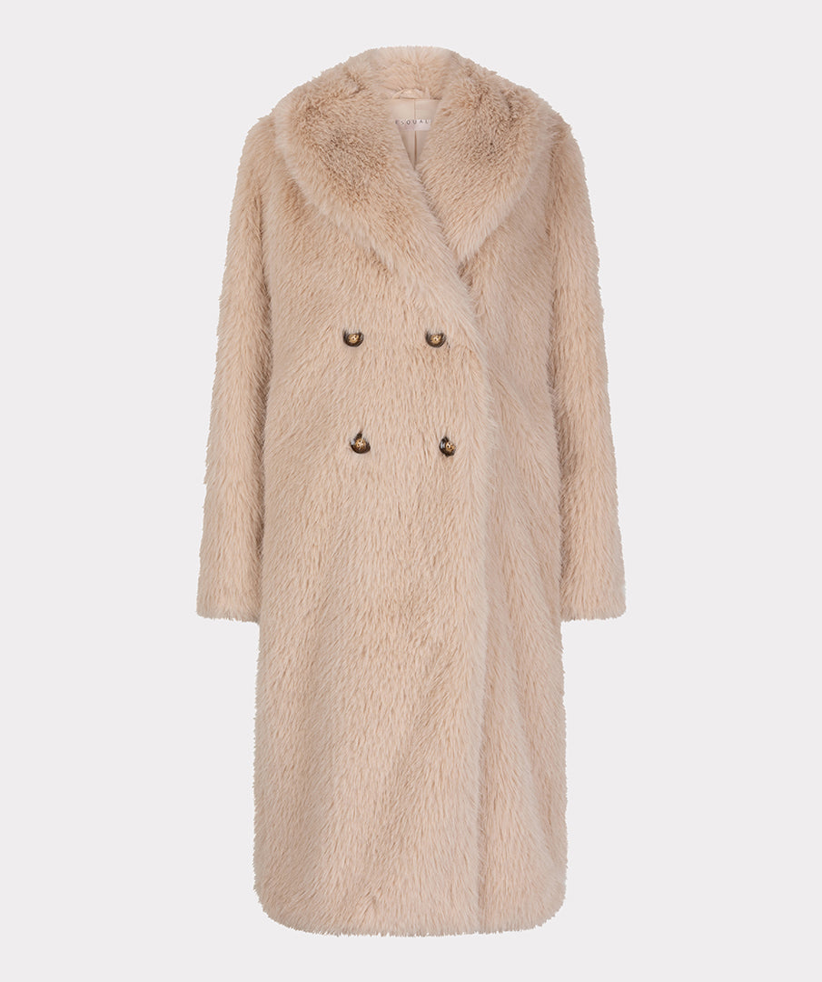 Coat hairy long