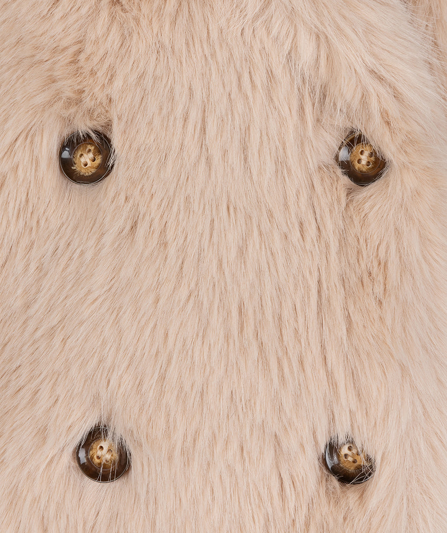 Coat hairy long