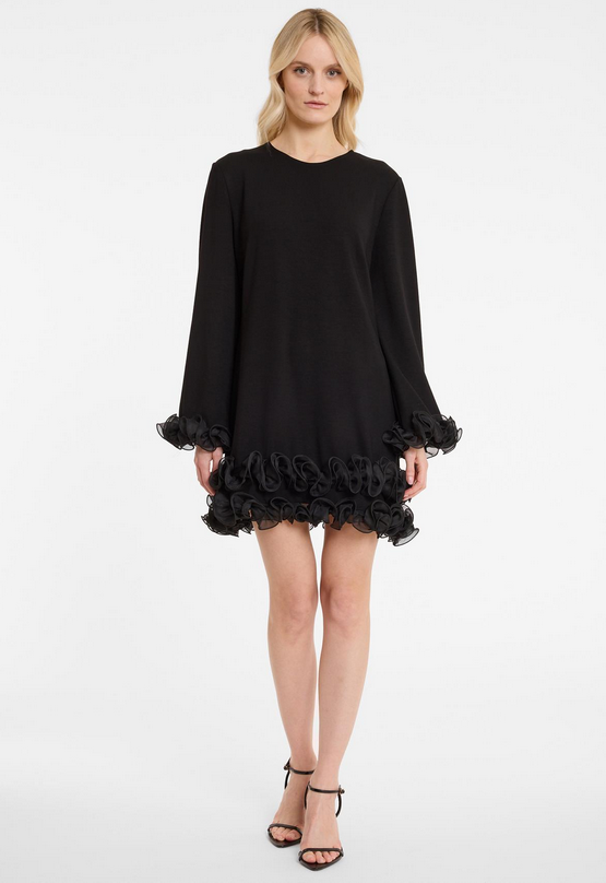 dress big ruffle