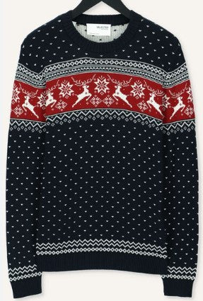 SLHNEWDEER LS KNIT CREW NECK W