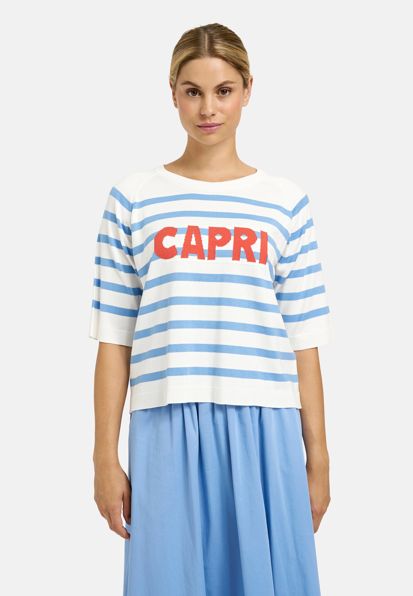 oversize pullover with 1/2 raglan sleeves