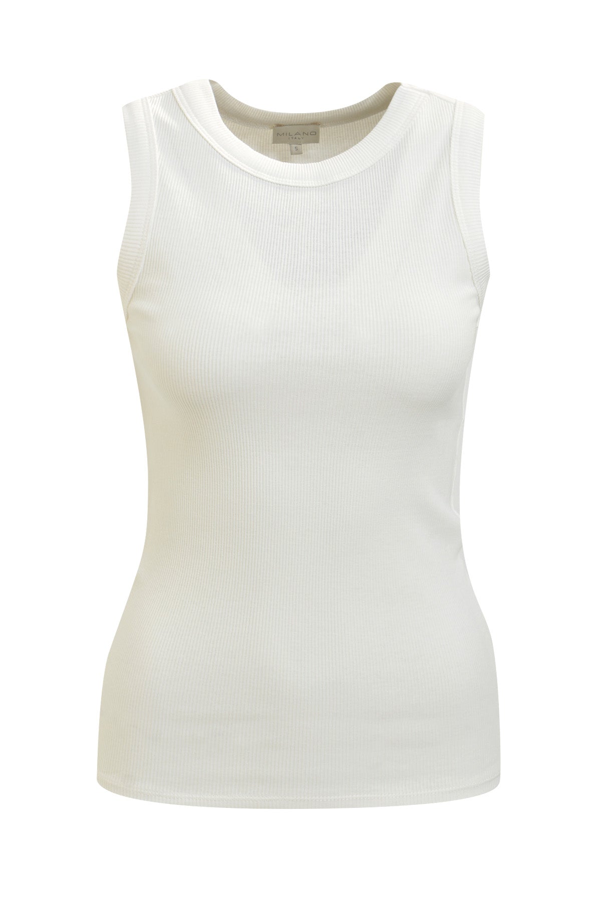 round neck sleeveless top