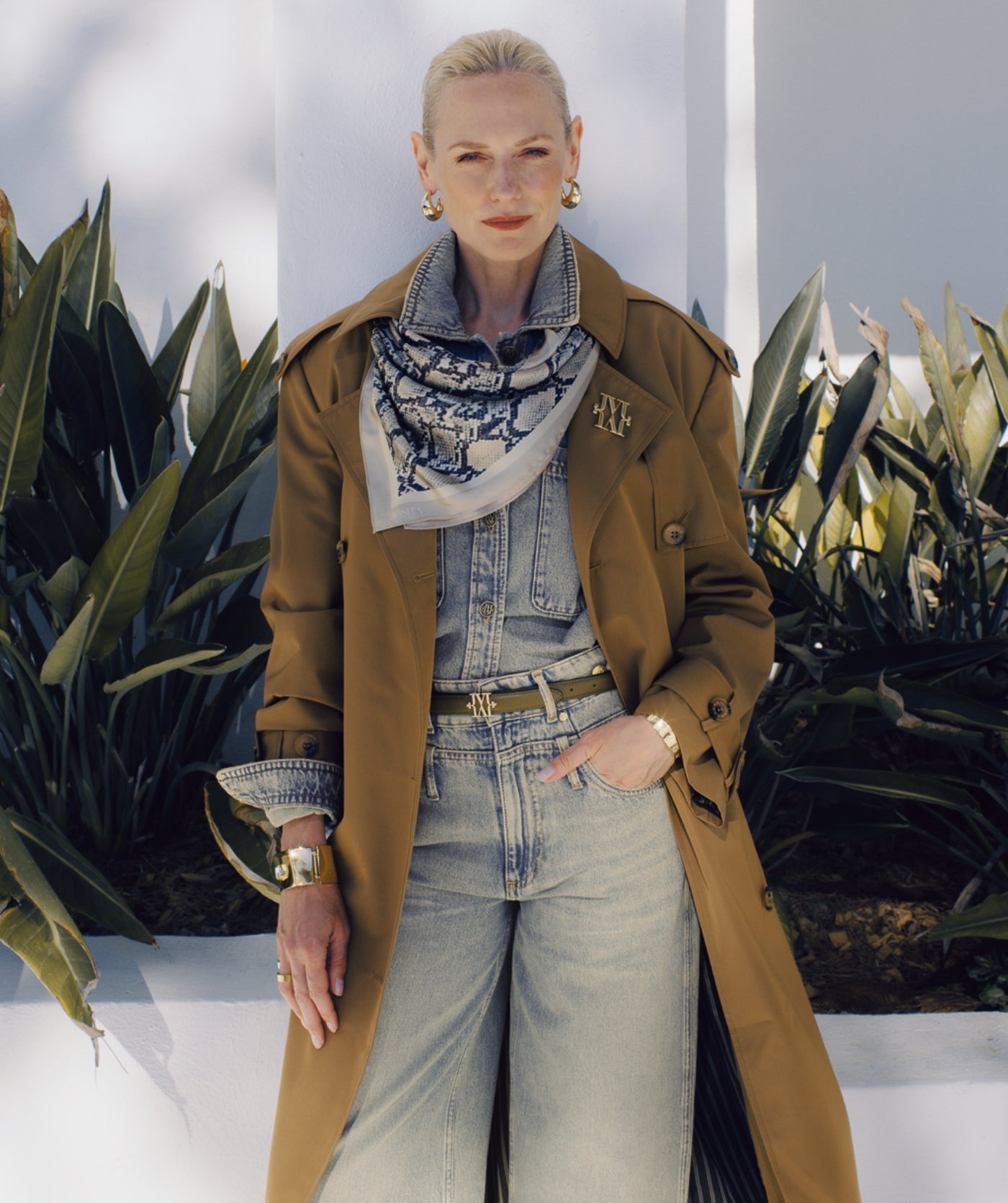 DESIE Schal mit Schlangenmuster