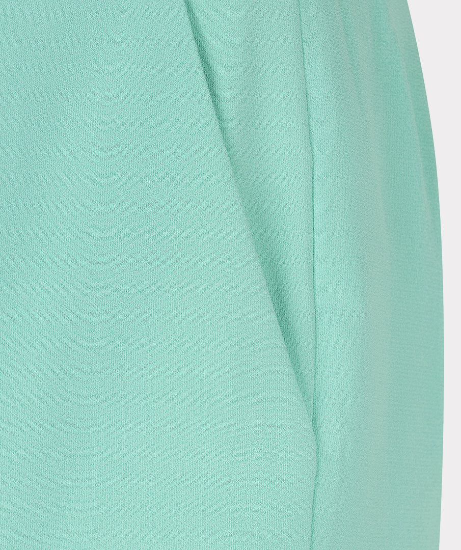 Trousers wide crêpe