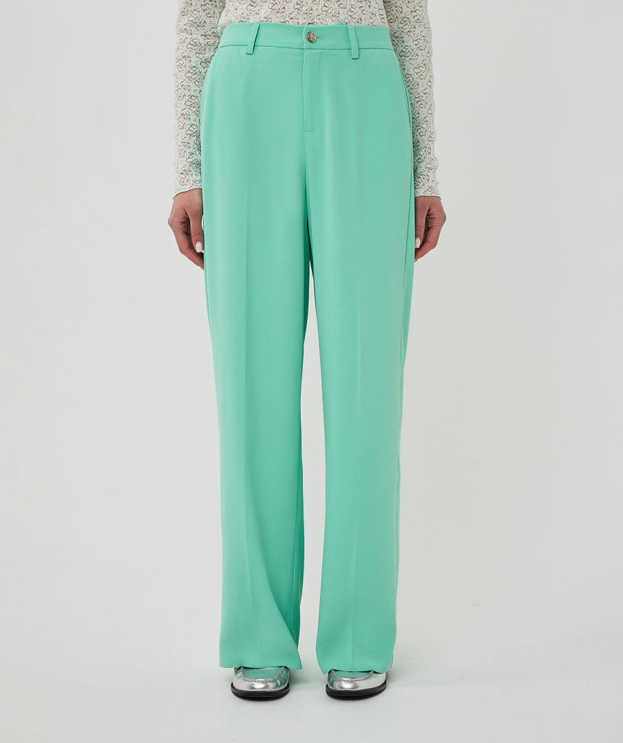 Trousers wide crêpe