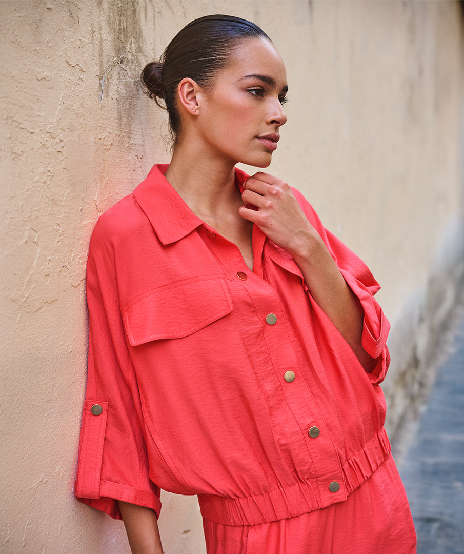 Jacket s/slve slub