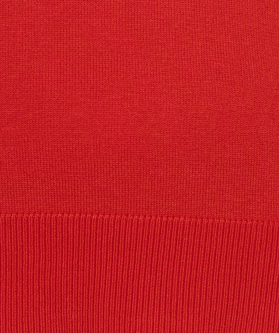 Sweater s/slve r/neck basic knit