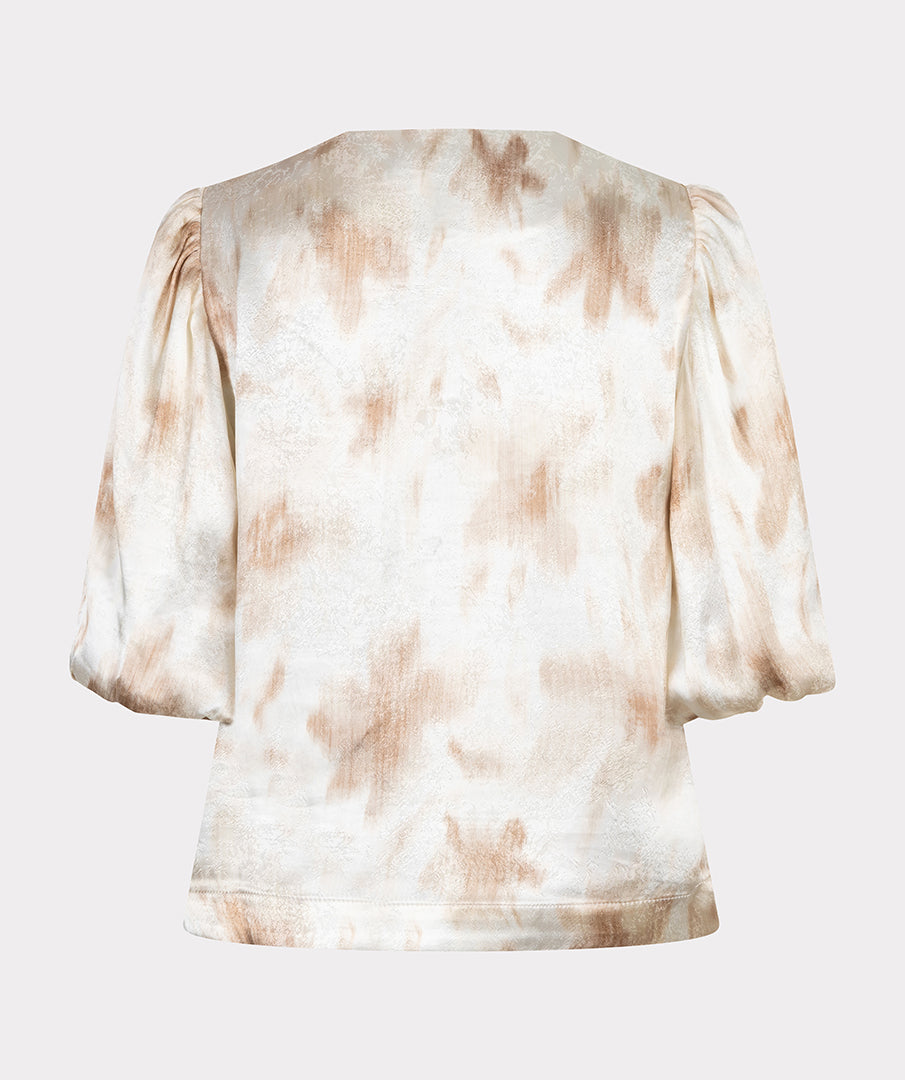 Blouse balloon slve Scarlet Flowerpower