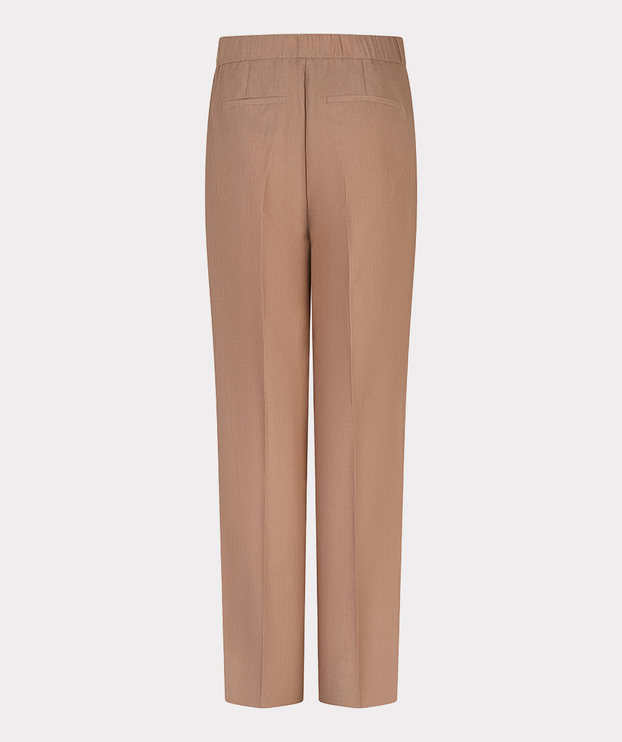 Trousers straight melange