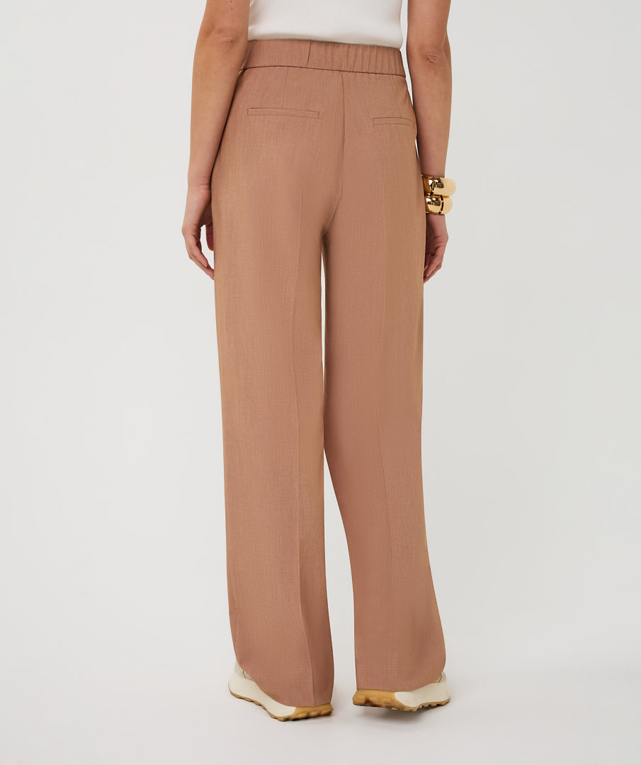 Trousers straight melange