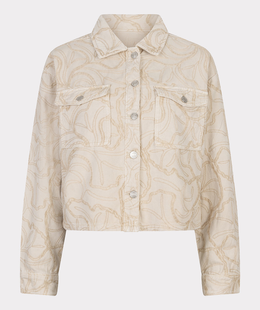 Jacket 3D embroidery