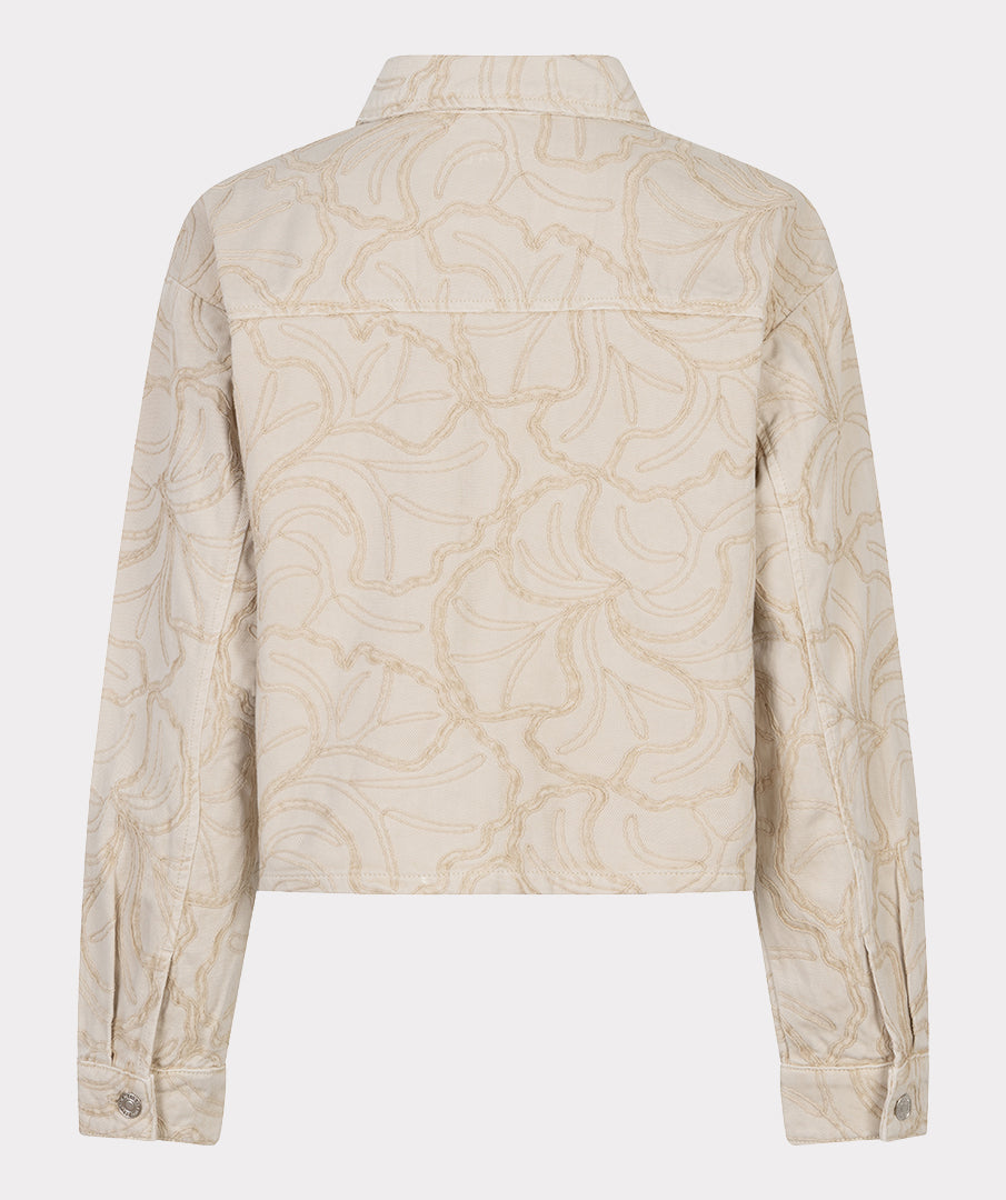 Jacket 3D embroidery