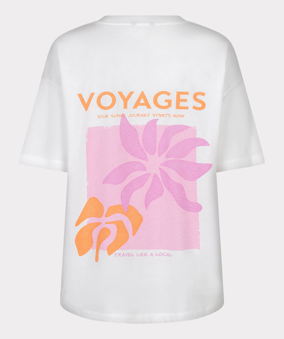 T-shirt wide 'voyages'