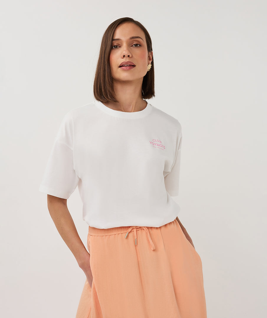 T-shirt wide 'voyages'
