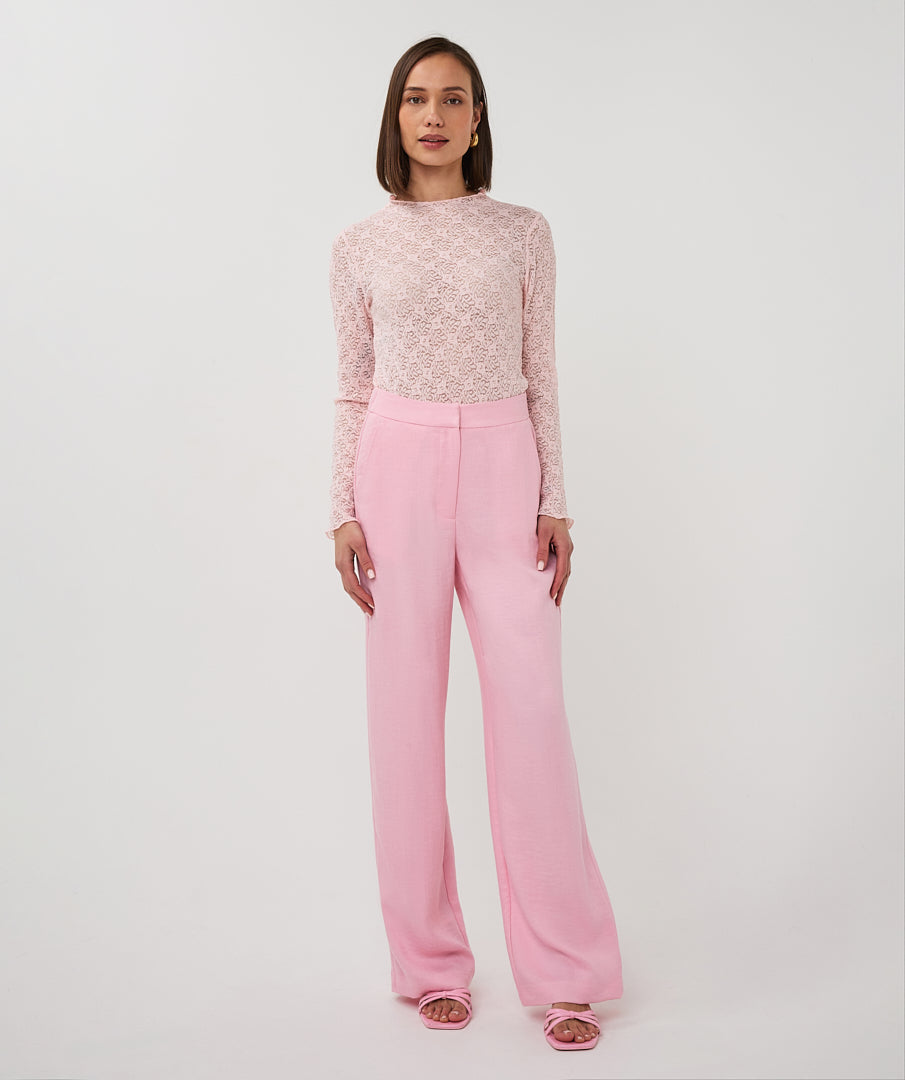 Trousers twill wide