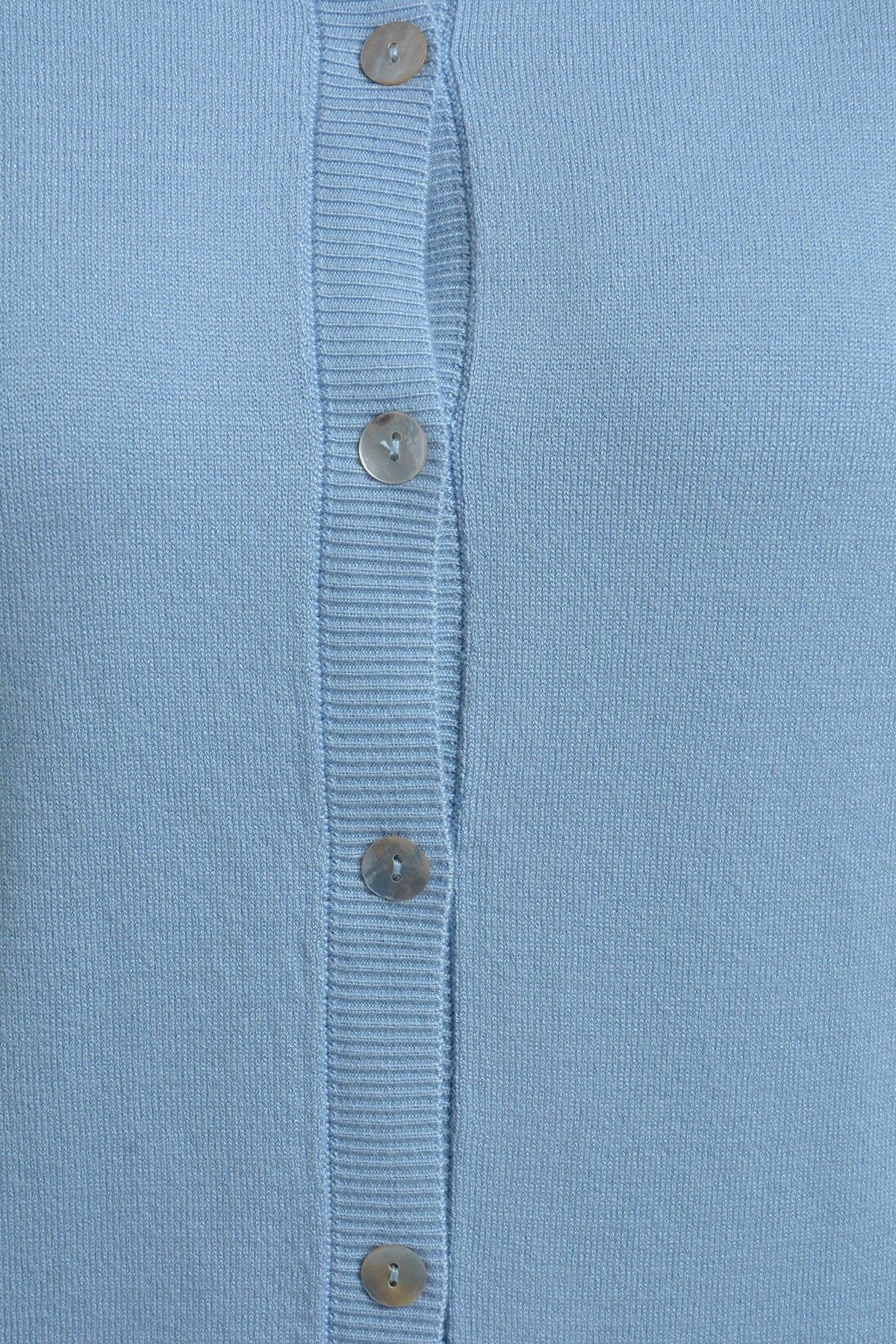 cardigan roundneck button placket 1/2 sleeve