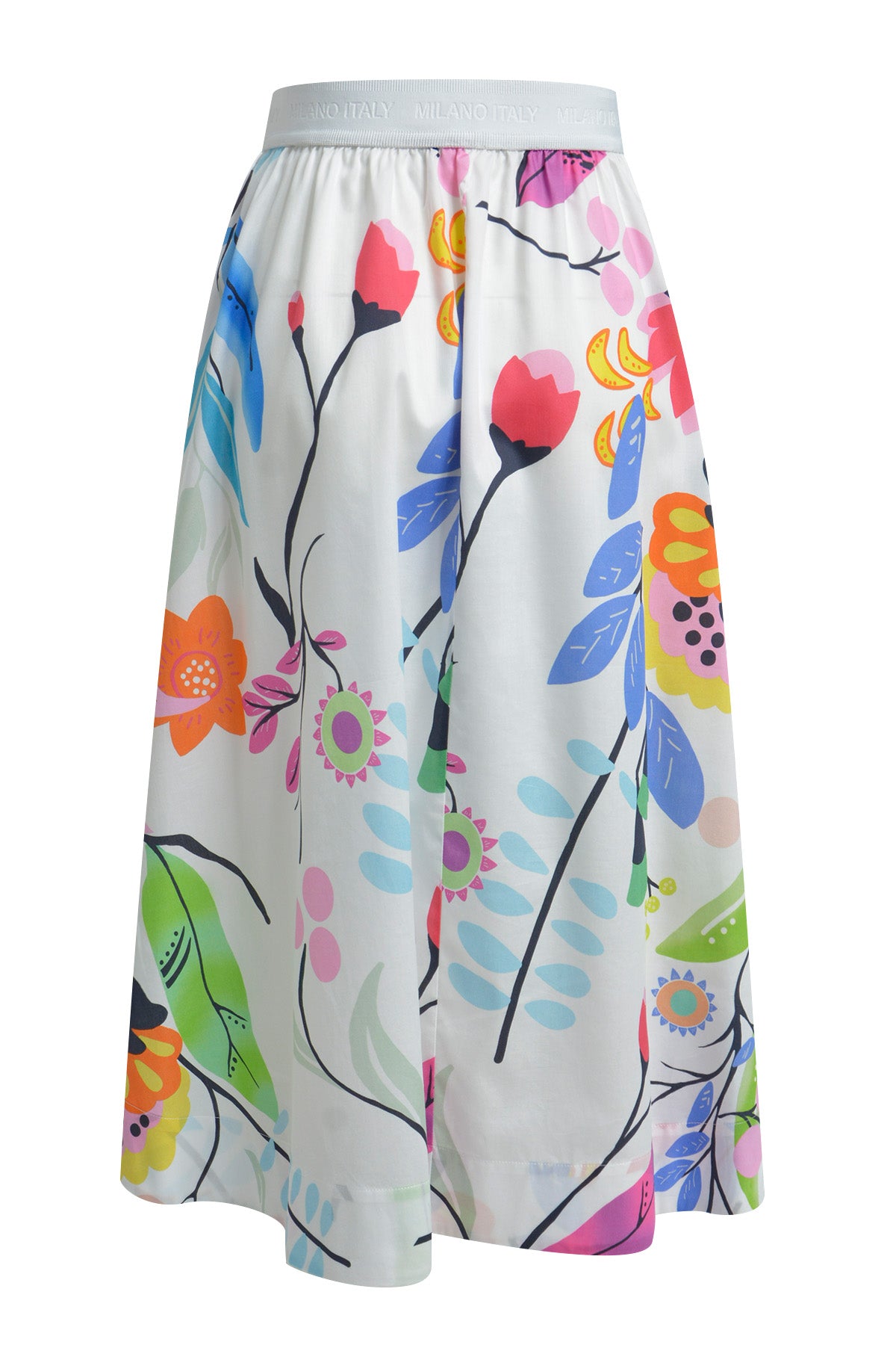 midi skirt elastic wb