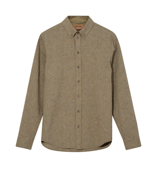 MMGTheo Linen Stripe Shirt