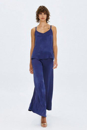 Blouse with thin straps