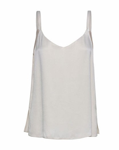 Blouse with thin straps