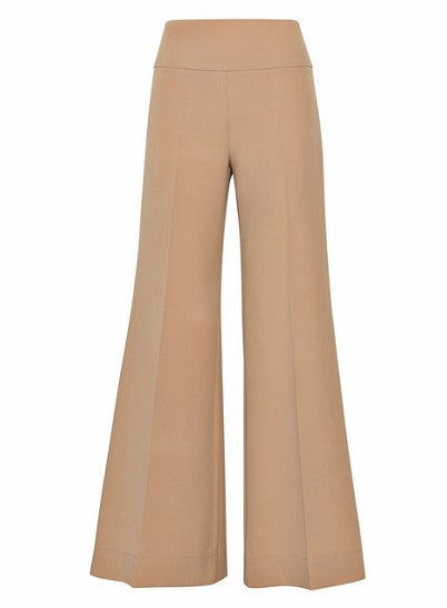 High-waisted flared pants