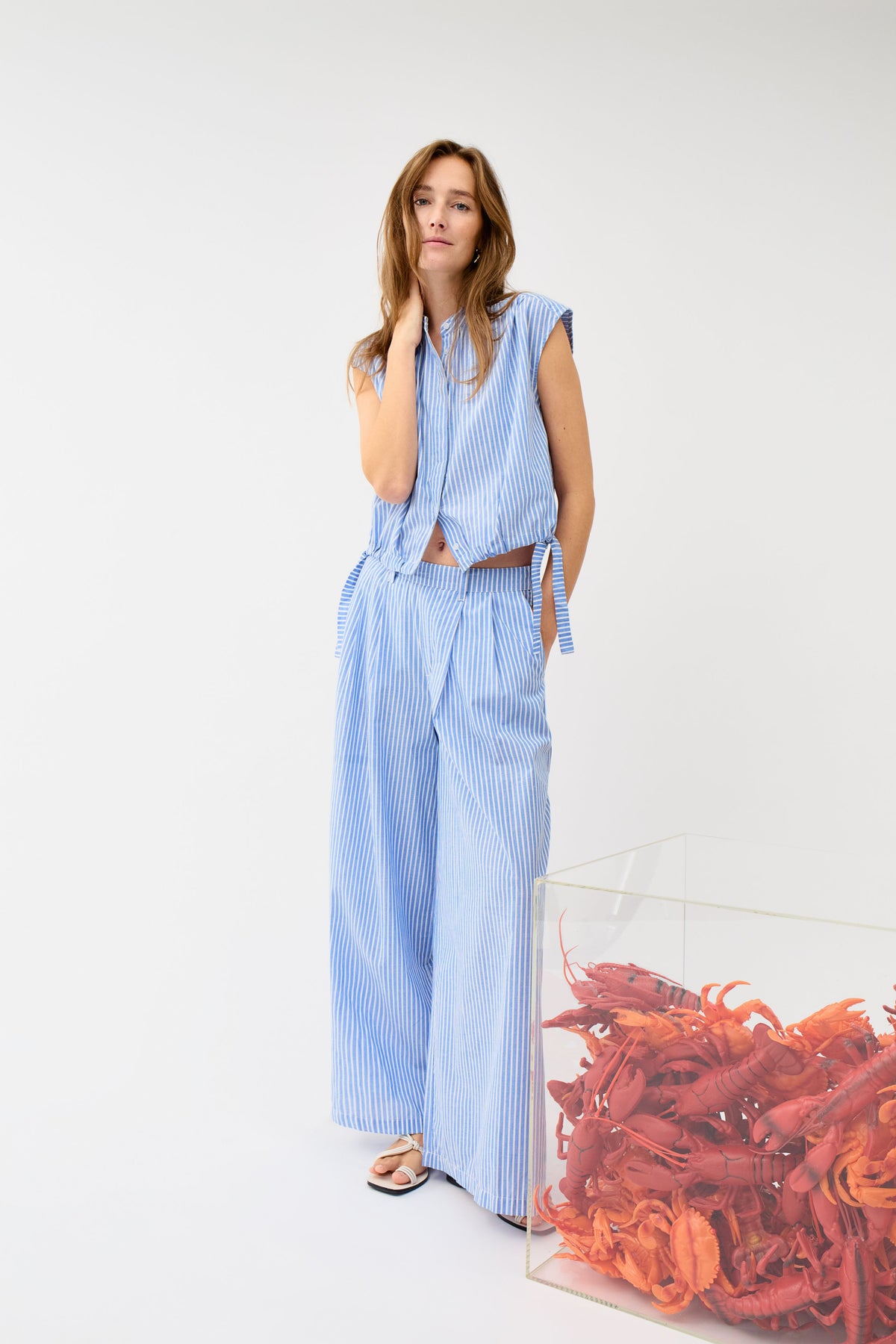 Bundfaltenhose