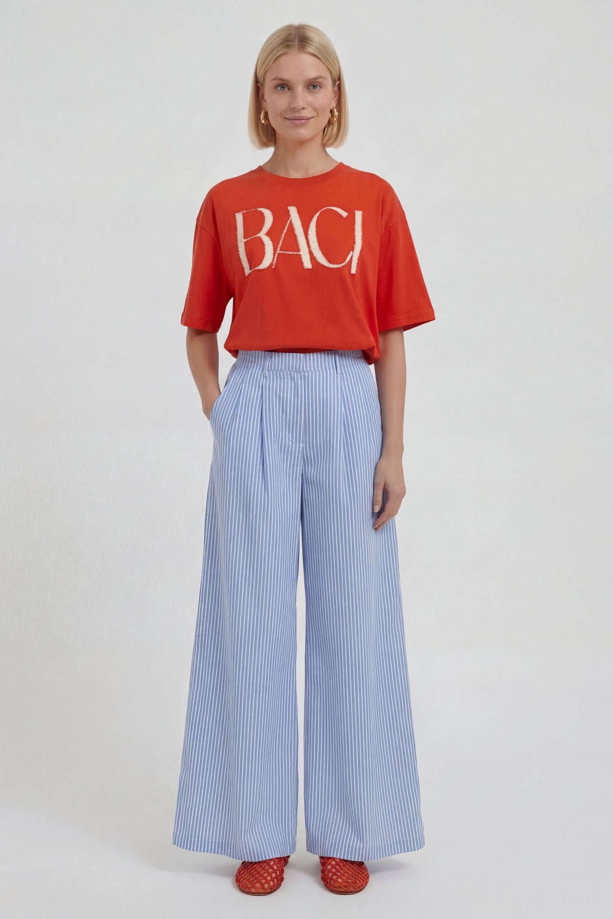 Bundfaltenhose